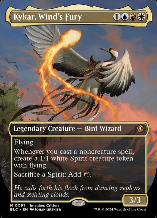 Kykar, Wind's Fury - Borderless - Legendary