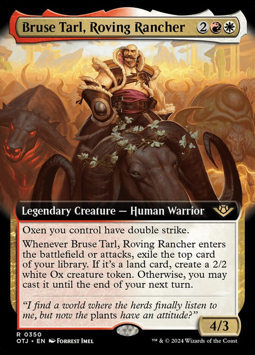 Bruse Tarl, Roving Rancher - Legendary- Extended Art