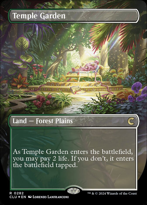 Temple Garden - Borderless - Inverted (Foil)