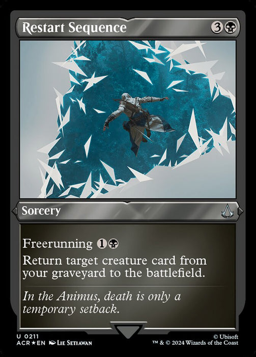 Restart Sequence - Inverted- Etched (Etched Foil)