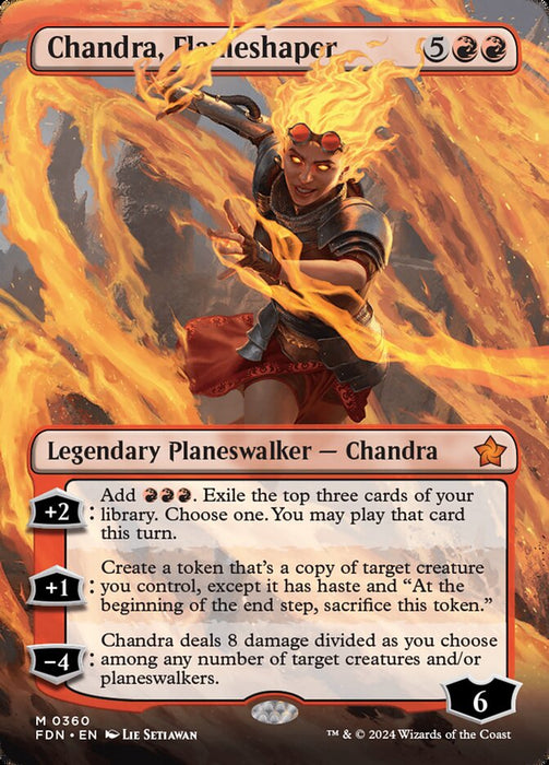 Chandra, Flameshaper - Borderless (Foil)