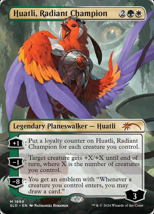 Huatli, Radiant Champion - Borderless