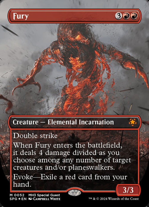 Fury - Borderless - Textured (Foil)