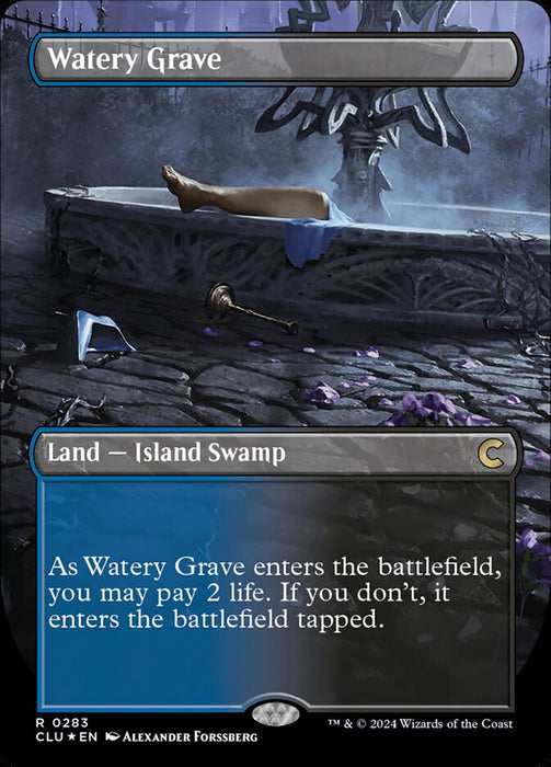 Watery Grave - Borderless - Inverted (Foil)