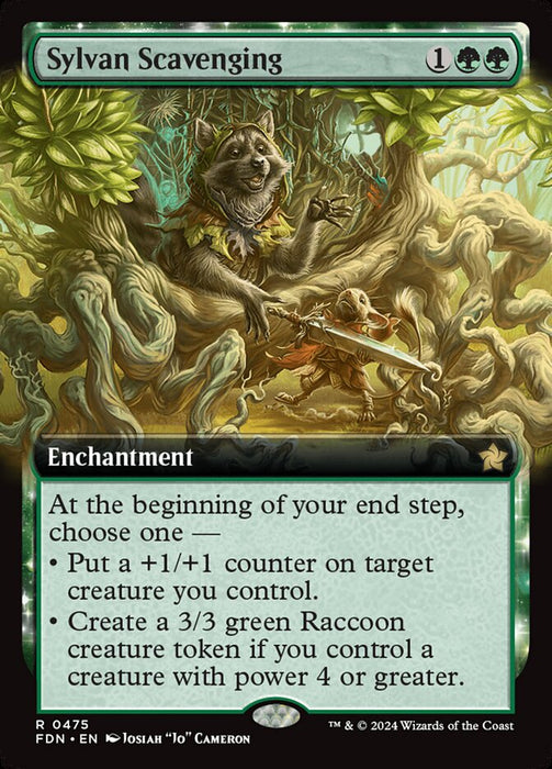 Sylvan Scavenging - Enchantment - Extended Art (Foil)