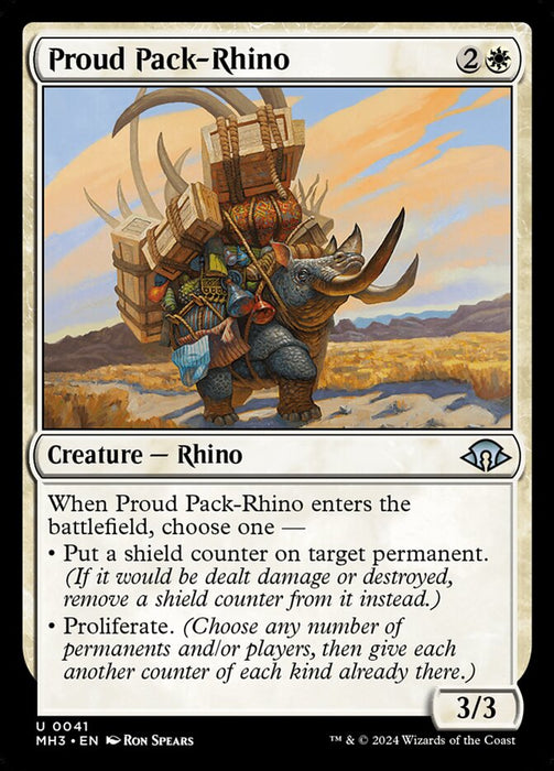 Proud Pack-Rhino (Foil)