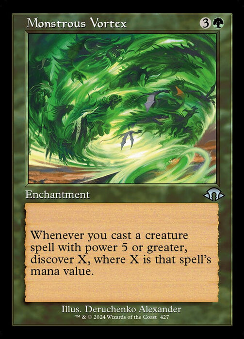 Monstrous Vortex - Retro Frame (Foil)