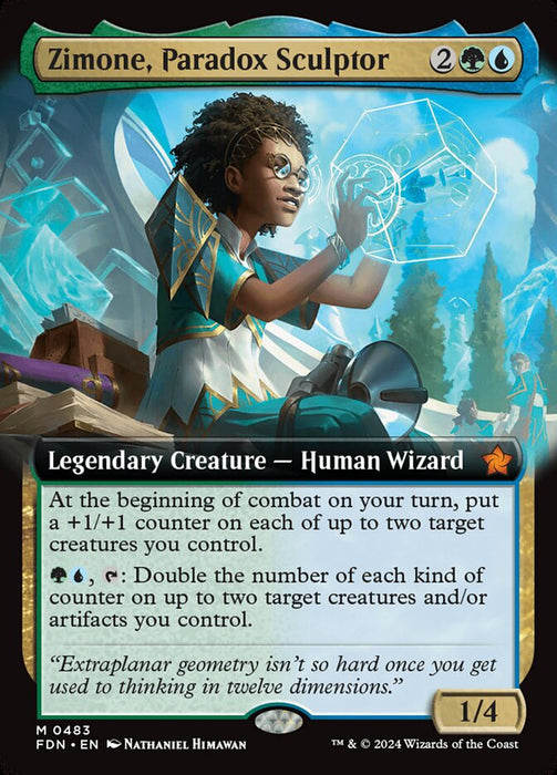 Zimone, Paradox Sculptor - Legendary - Extended Art