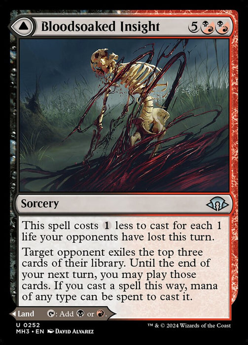 Bloodsoaked Insight // Sanguine Morass (Foil)