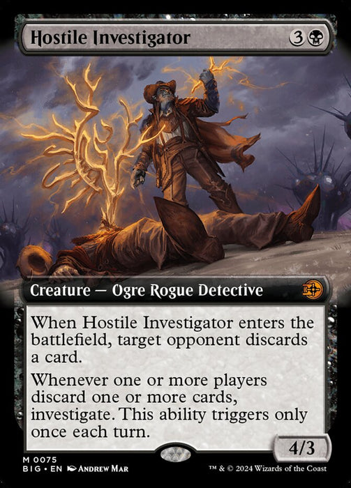 Hostile Investigator - Extended Art (Foil)