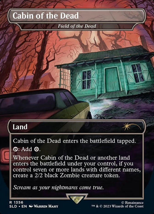 Cabin of the Dead - Field of the Dead - Borderless - Full Art - Inverted