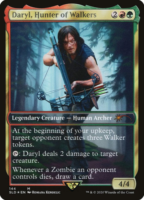 Daryl, Hunter of Walkers - Hansk, Slayer Zealot - Full Art - Legendary - Inverted (Foil)