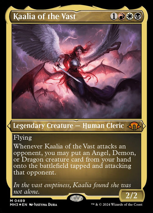 Kaalia of the Vast - Legendary- Inverted- Etched (Etched Foil)