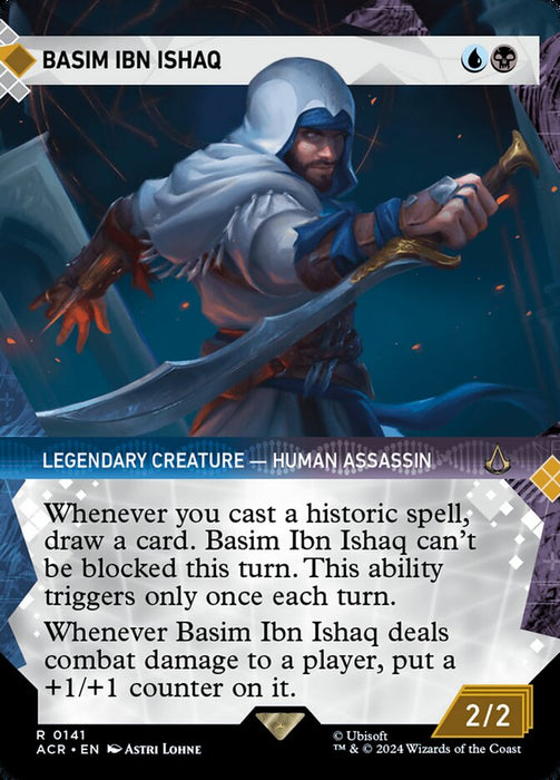 Basim Ibn Ishaq - Borderless - Showcase- Legendary (Foil)