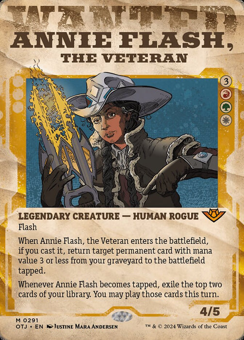 Annie Flash, the Veteran - Borderless - Showcase- Legendary (Foil)