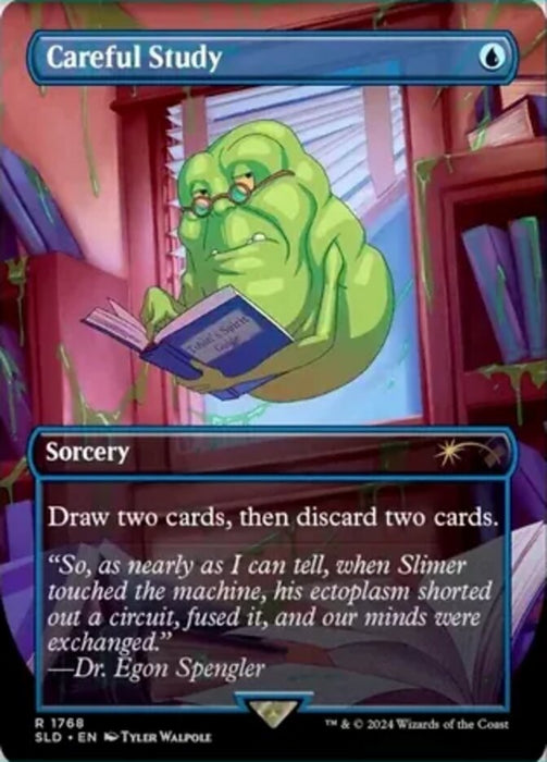 Careful Study - Borderless - Full Art - Inverted (Foil)