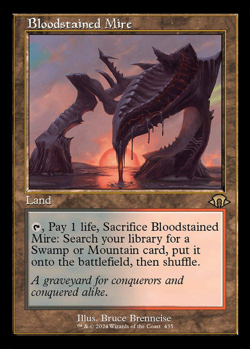 Bloodstained Mire - Retro Frame (Foil)