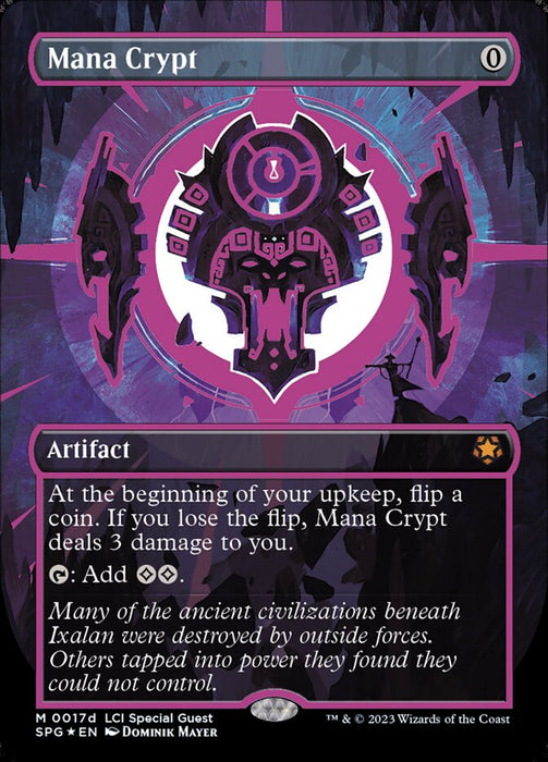 Mana Crypt - Borderless - Full Art - Inverted (Foil)