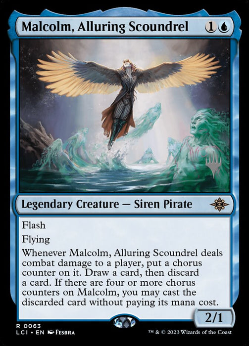 Malcolm, Alluring Scoundrel - Legendary (Foil)