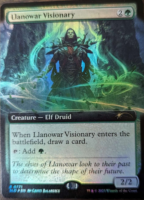 Llanowar Visionary - Extended Art (Foil)