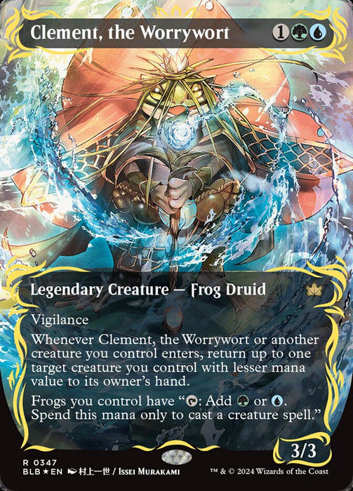 Clement, the Worrywort - Borderless - Legendary- Showcase (Foil)