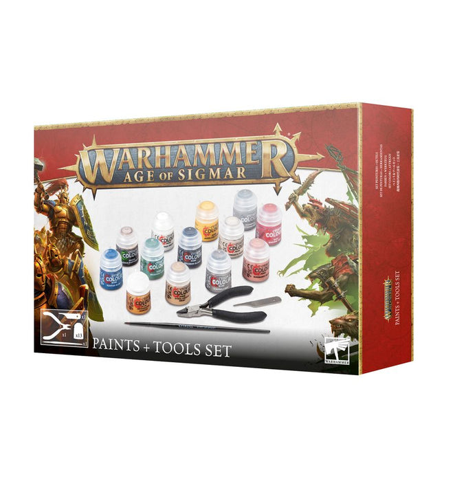 Warhammer Age of Sigmar Paint+Tools Set