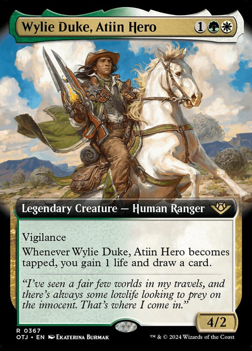 Wylie Duke, Atiin Hero - Legendary- Extended Art