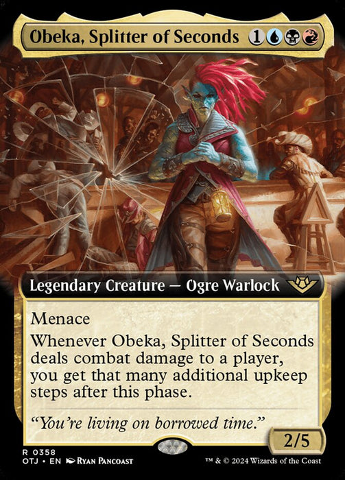 Obeka, Splitter of Seconds - Legendary- Extended Art (Foil)