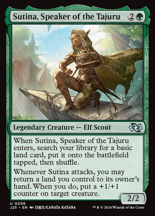 Sutina, Speaker of the Tajuru - Legendary