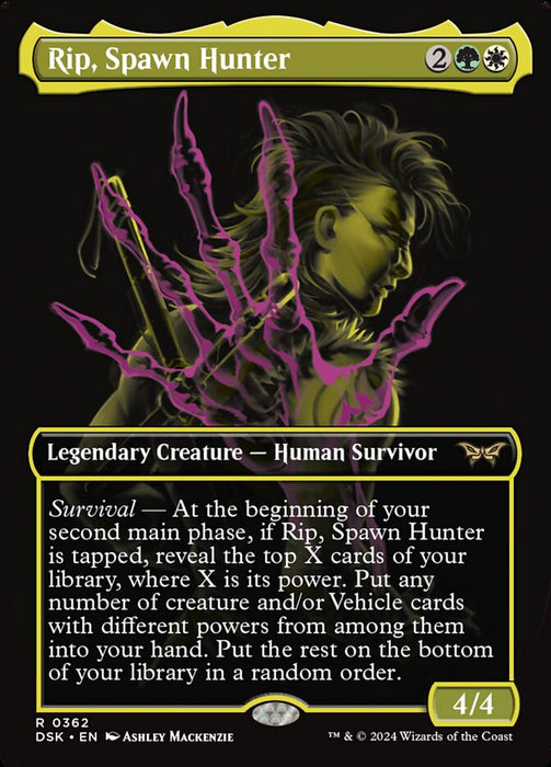 Rip, Spawn Hunter - Borderless - Full Art - Legendary - Inverted