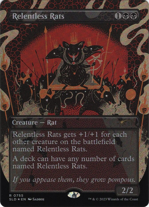 Relentless Rats - Borderless (Foil)