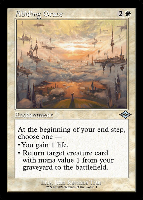 Abiding Grace - Retro Frame (Foil)