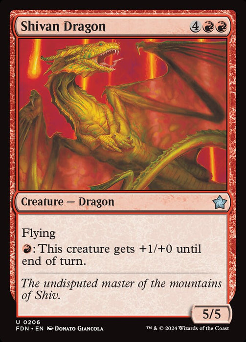 Shivan Dragon (Foil)