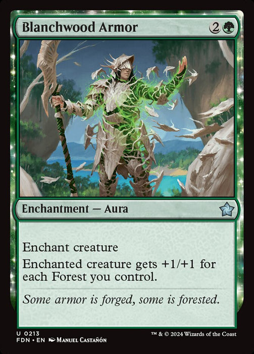 Blanchwood Armor - Enchantment (Foil)