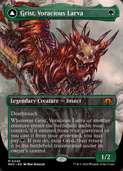 Grist, Voracious Larva // Grist, the Plague Swarm - Borderless