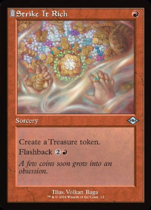 Strike It Rich - Retro Frame - Tombstone (Foil)