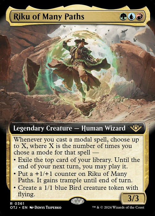 Riku of Many Paths - Legendary- Extended Art (Foil)