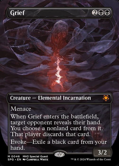 Grief - Borderless - Full Art - Inverted (Foil)