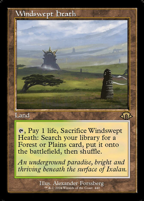 Windswept Heath - Retro Frame (Foil)