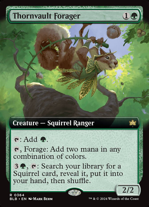 Thornvault Forager - Extended Art (Foil)