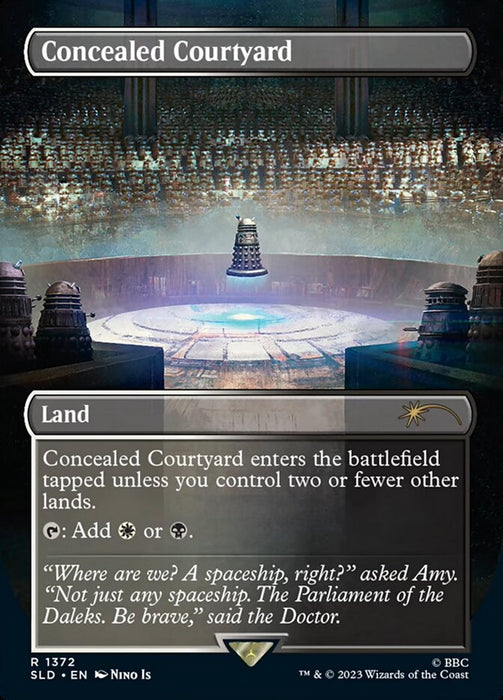 Concealed Courtyard - Borderless (Foil)