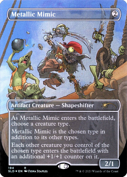 Metallic Mimic - Borderless - Full Art - Inverted