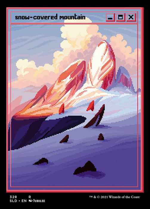 Snow-Covered Mountain - Textless - Full Art (Foil)