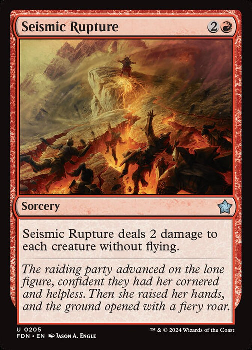 Seismic Rupture (Foil)