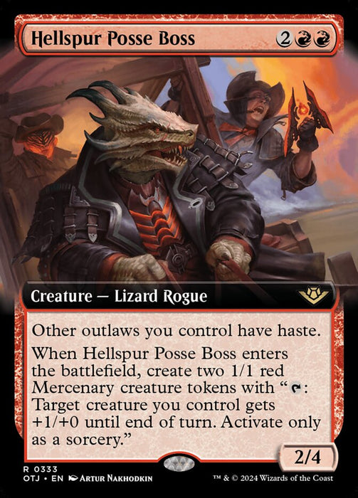 Hellspur Posse Boss - Extended Art (Foil)