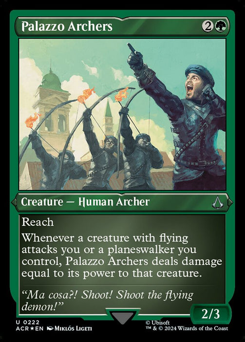 Palazzo Archers - Inverted- Etched (Etched Foil)