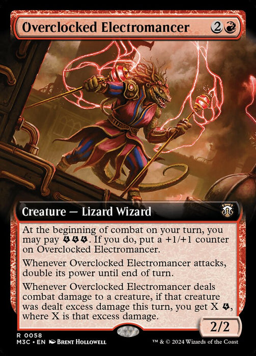 Overclocked Electromancer - Extended Art (Foil)