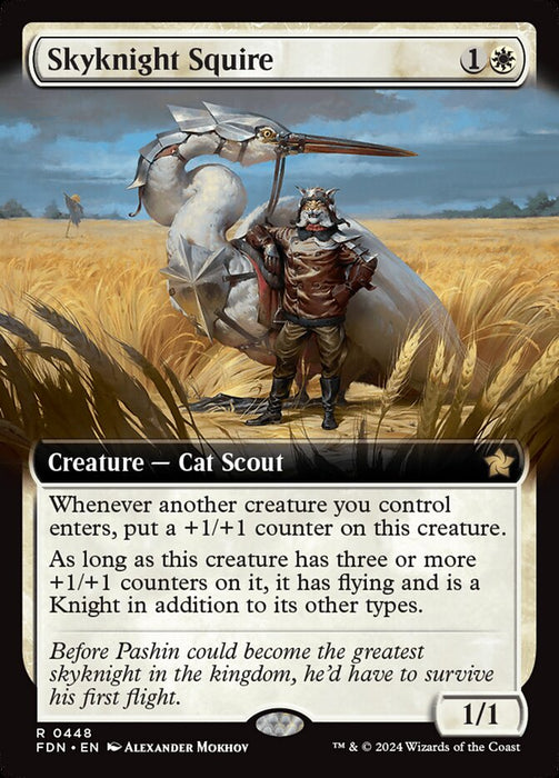 Skyknight Squire - Extended Art (Foil)