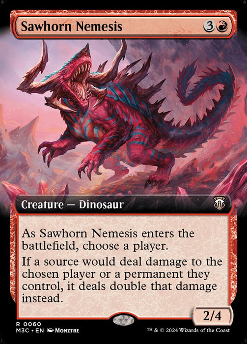 Sawhorn Nemesis - Extended Art (Foil)