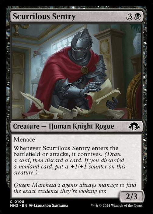 Scurrilous Sentry (Foil)